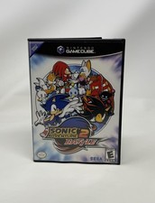 Sonic Adventure 2 Battle Nintendo GameCube GC Game + Case Black Label Authentic