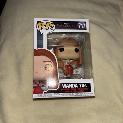 Funko Pop! Vinyl: Wanda 70s/717 Disney Marvel Wandavision Figure Toy