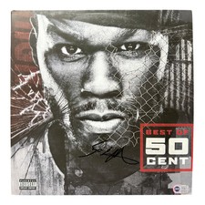 50 CENT SIGNED BEST OF VINYL SINGLE GET RICH OR DIE TRYIN’ (ACG CERT AG17916)