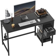 40 Inch Small Desk Study, Computer Home Office Desk with Drawers