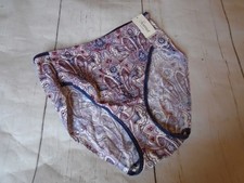 NWT Paisley Print Nylon Womens SOMA High Leg ...