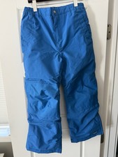 NWOT LANDS END Kids Snow Pant Sz 7 Kids Squall Grow A Long Aqua Blue