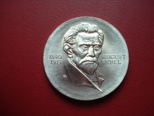 DDR  20 Mark   1973  August Bebel,  unzirkuliert,    Originalbild