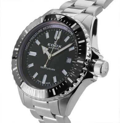 Edox Herren Uhr  Automatik Skydiver  80120 3NM NIN  Swiss Made Ø 44 mm  Neu