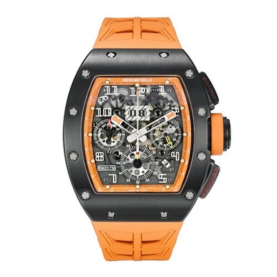 Richard Mille RM 011 Watch 50MM Skeleton Arabic Numerals Dial Titanium