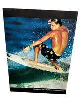 1991 Kelly Slater Surfing Photo Magazine Cut Surfboard Vintage
