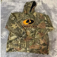 Mossy Oak Break Up Infinity Camo Hoodie Sweatshirt Pullover Embroidered Mens 2XL