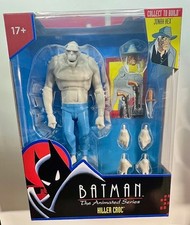 New Batman Animated Series Killer Croc McFarlane Toys w BAF Jonah Hex Build
