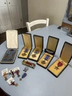 WW2 US Military Medals Authentic In Cases Bronze Star Paratrooper Air Corp Lot