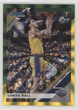 2019-20 Panini Donruss Holo Green & Yellow Laser Lonzo Ball #126 03ug