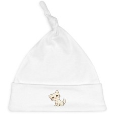 'Cute Cat Sitting' Baby Beanie Hat BH00044965 