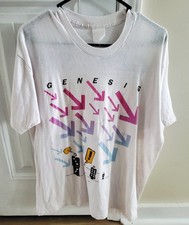 Vintage 1986 Genesis Invisible Touch Tour Phil Collins Band RARE T-Shirt Size XL