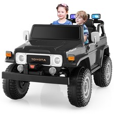 12 V 2 Seater Ride On Truck Car w/ Wireless Connection  UBS Port  FM Radio