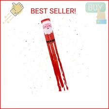 Luter Christmas Windsock Christmas Decorative Wind Banner Hanging Santa Claus Wi