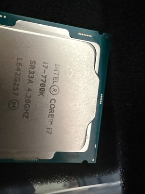Intel Core i7-7700K SR33A 4.2GHz 4-Core LGA 1151 Desktop CPU Processor
