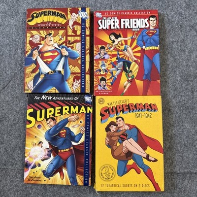 Superman: The Animated Series Lot X 4 DC DVD Collection