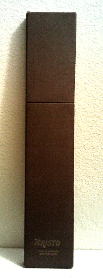 A post-war West German Aristo slide rule in exceptional condition — made in the narrow 1945–1949 window when 'Western Zone' was stamped on everything.
