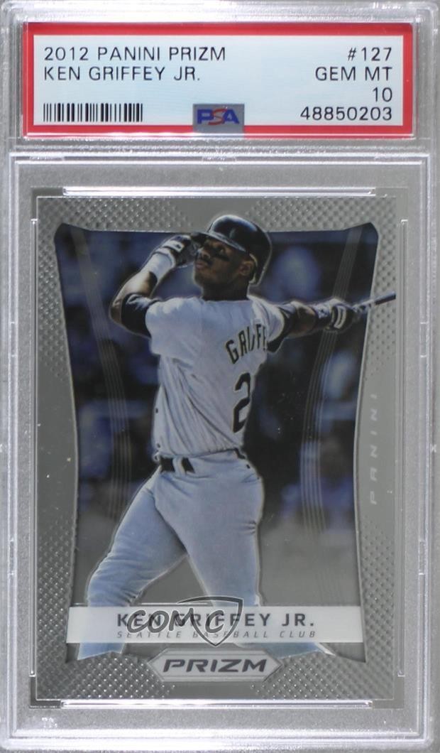 2012 Panini Prizm Ken Griffey Jr #127 PSA 10 GEM MT HOF e6p