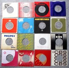 16 x VINTAGE VINYL 7" RECORD COVERS SLEEVES VARIOUS / RARE Job lot All Excellent