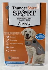 ThunderShirt Anxiety Relief Calming Vest XL Platinum