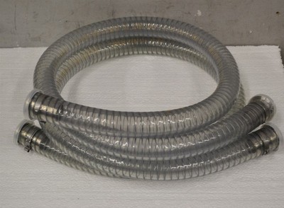  (2) Kuriyama Kuri Tec K7160 1.5'' 4 ft ID Food Grade FDA Hoses (S28)