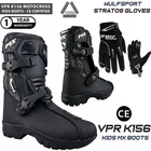 Kids Motorbike MX Boots Motocross Off Road Enduro Dirt Quad Bike Sports Gloves