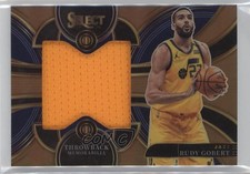 2023-24 Panini Select Throwback Memorabilia Copper Prizm 39/49 Rudy Gobert 0mn9