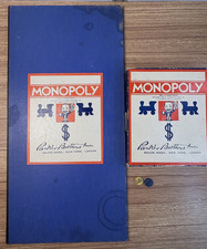 Vtg. MONOPOLY Parker Brothers Inc. Complete Board W/All Pieces Copyright 1935