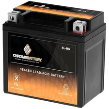 YTX5L-BS ATV Battery for POLARIS Predator, Outlaw 50CC 2004-2018, Scrambler '03