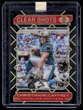 2020 Panini Illusions #8 Christian McCaffrey Clear Shots Red #/149