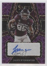2022 Select Draft Picks Purple Lazer Prizm 73/89 Jalen Wydermyer Auto 00q0