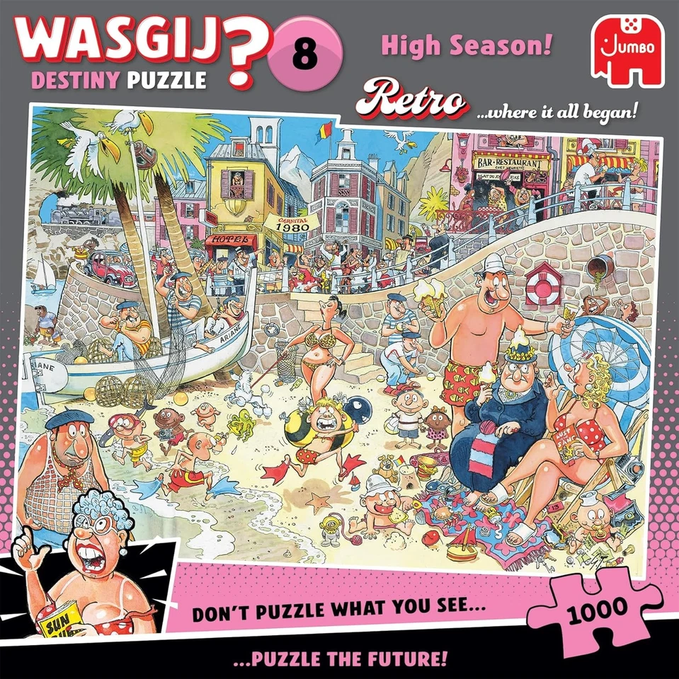 Wasgij Retro Destiny 8 - Hoogseizoen! (1000 stukjes) - Immagine 2 di 4