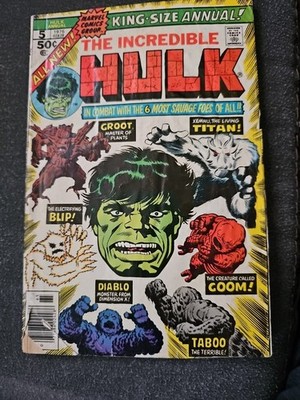 Incredible Hulk Annual #5,   2nd Appearance Groot NICE COPY