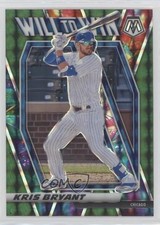 2021 Panini Mosaic Will to Win Green Mosaic Prizm Kris Bryant #WTW3 0bt4