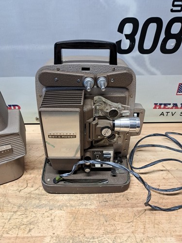 Bell & Howell Autoload 8MM Movie Projector Design 266A  Working R10 - Afbeelding 3 van 17