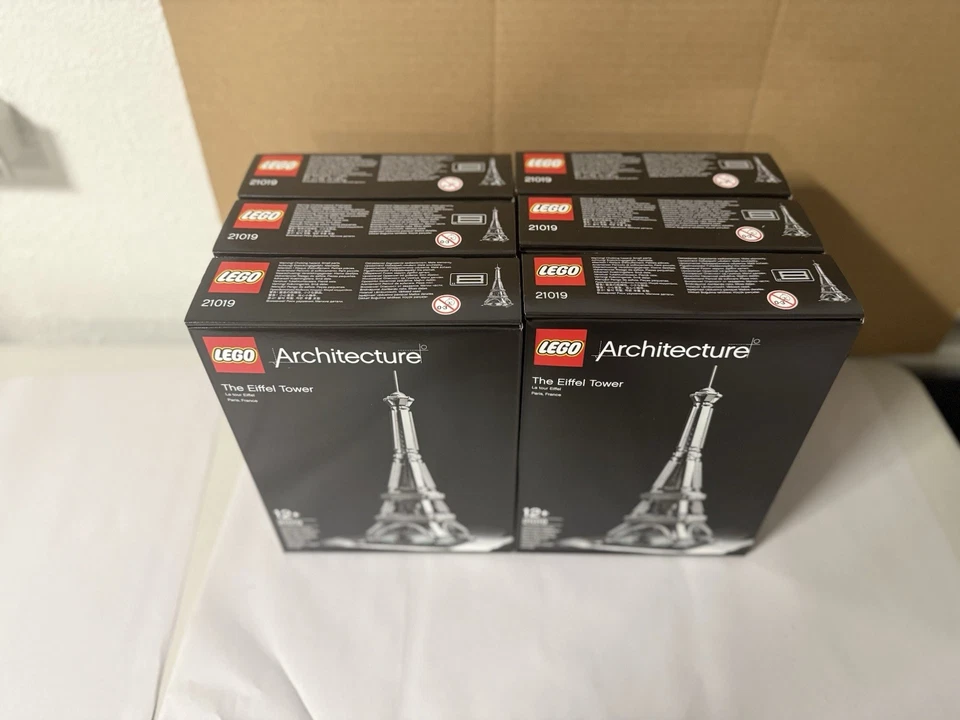 LEGO Architecture The Eiffel Tower (21019) New Sealed Retired Set Paris France - Image 2 of 4