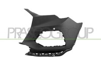 Prasco AD8161114 StoßStange Vorne Links Schwarz Glatt LackierfäHrig Mit LöCher F