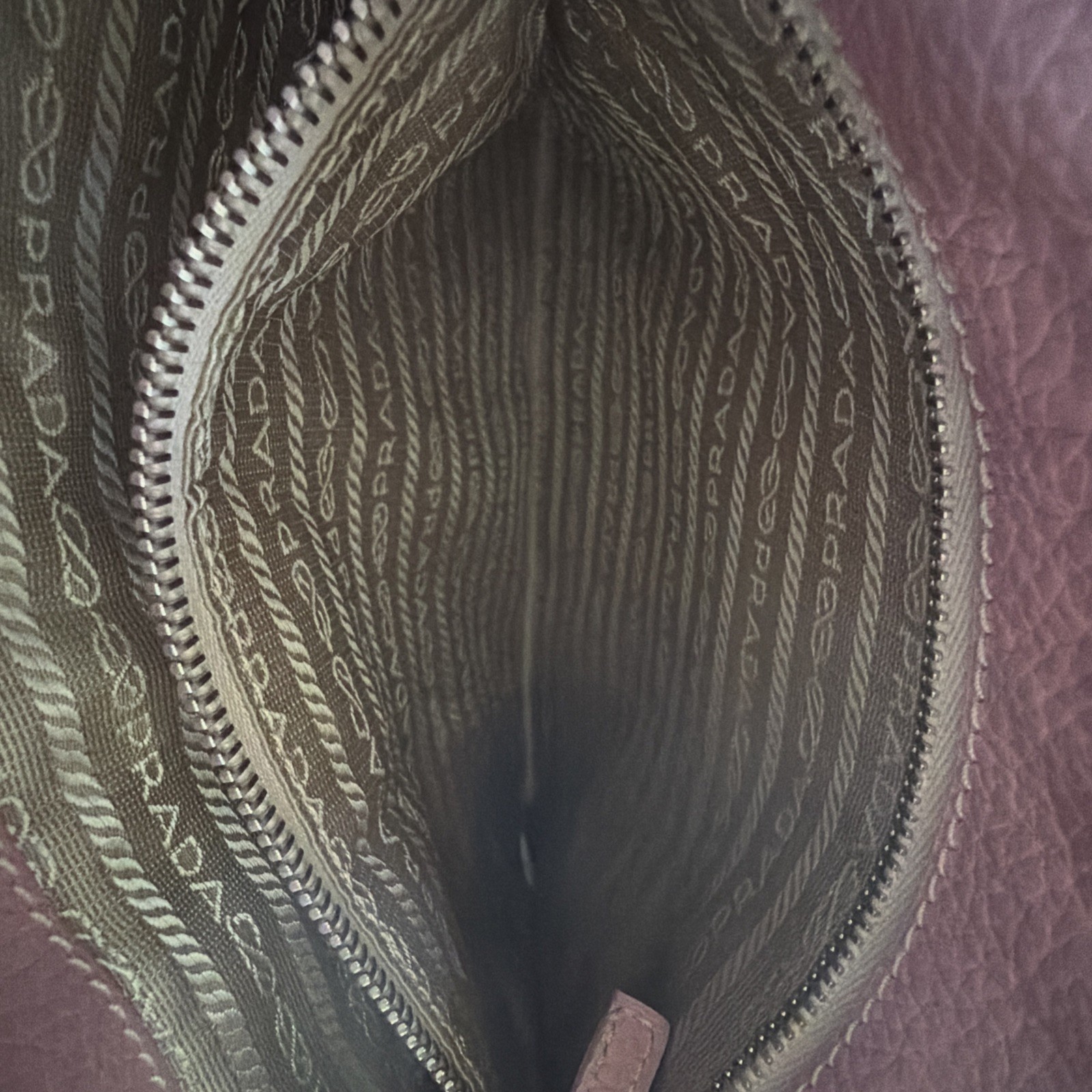 TIME CAPSULE | Archival 1990s PRADA Vitello Daino Hobo in Rare Peonia image 10