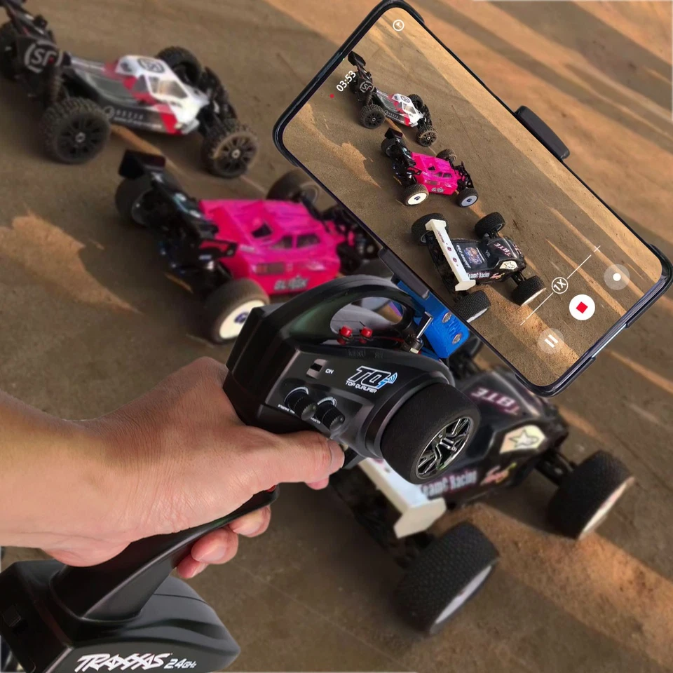 #6532 Traxxas TQi Transmitter Mobile Phone Action Camera Mount fits Gopro DJI - Image 4 of 4