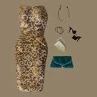 BARBIE FASHION DOLL OUTFIT VINTAGE JAPAN GOLDEN GIRL COMPLETE ~