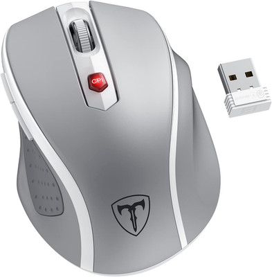 D-09 Wireless Mouse for Laptop - Ergonomic plus Computer USB Cordless Mice, Ergo