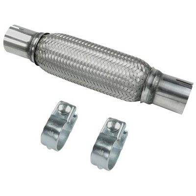 Ø 45mm Edelstahl Flexrohr mit Interlock Abgasanlage Auspuff Vorderrohr 200/300mm