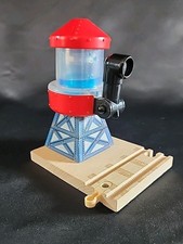 Thomas the Tank Train Friends Wooden Gullane RARE BLUE Water Tower Y4093