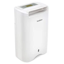 Ivation 19 Pint Small-Area Desiccant Dehumidifier Compact and Quiet