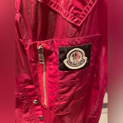 Moncler Windbreaker - Mens - Ruby Red - Size Medium - Picture 6 of 16
