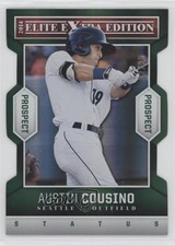 2014 Panini Elite Extra Edition Status Emerald Die-Cut 22/25 Austin Cousino a8x
