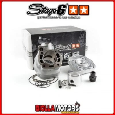 S6-7118810 Gruppo Termico 77cc Stage6 Streetrace ghisa Minarelli AM6 STAGE6 RT