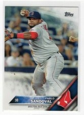 Pablo Sandoval 2016 Topps Series One Baseball Base Common #285 Boston Red Sox