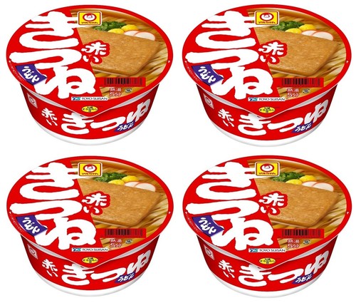 Fideos Ramen Japonés Kitsune Udon Tofu Rojo Frito Comida Instantánea Sopa Maruchan - Imagen 6 de 21