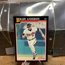 BRADY ANDERSON 1991 SCORE BASEBALL CARD # 249